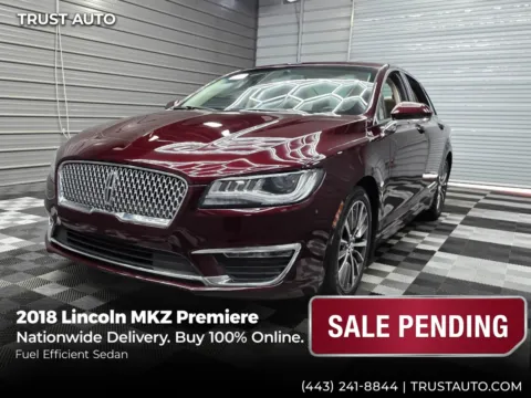 Red 2018 Lincoln MKZ Premiere 4-Door Sedan for sale in Sykesville, MD