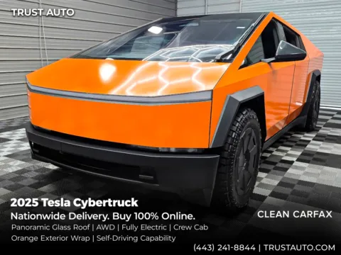 Unknown 2025 Tesla Cybertruck AWD Crew Cab Electric Pickup Truck for sale in Sykesville, MD