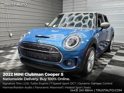 Blue 2022 MINI Clubman Cooper S Wagon w/Signature Trim for sale in Sykesville, MD