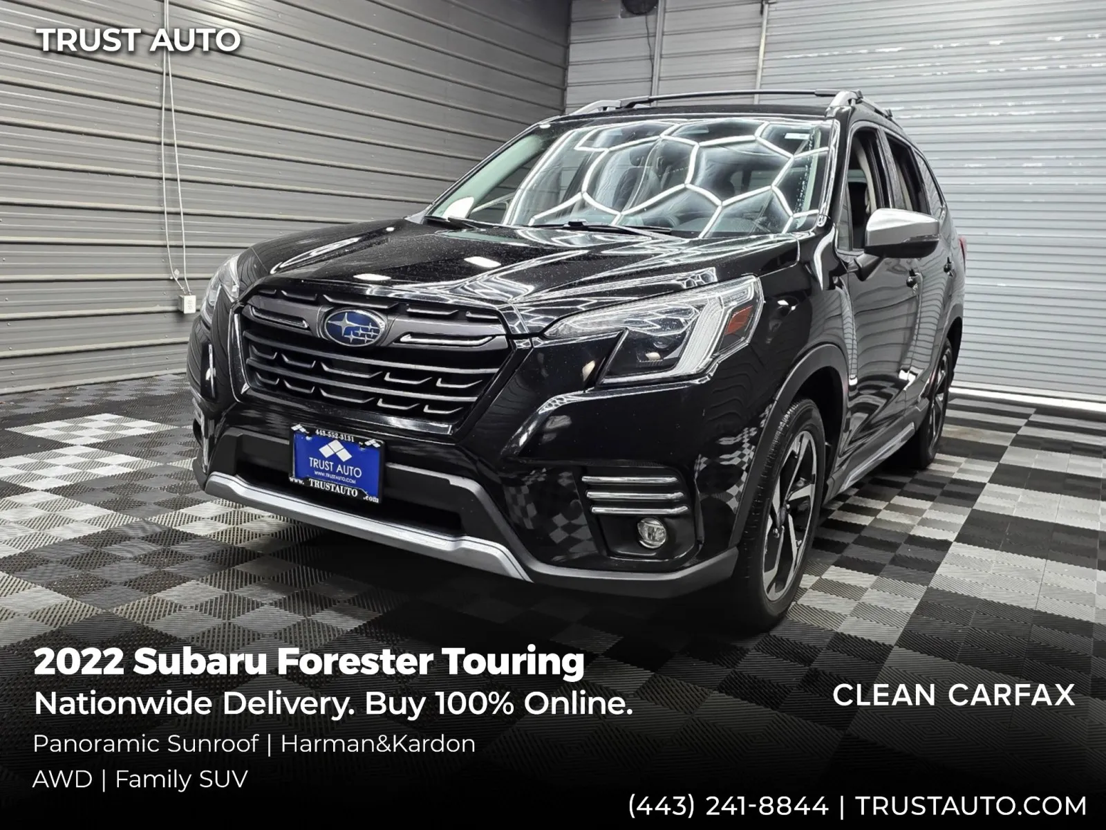 Black 2022 Subaru Forester Touring AWD SUV for sale in Sykesville, MD