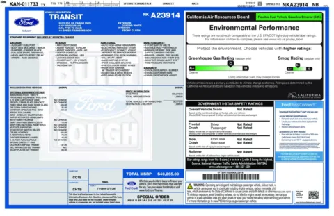 Another view of 2022 Ford Transit T-250 Cargo 130''WB Low Roof Minivan/Van for sale in Sykesville, MD at Trust Auto