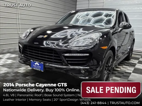 Black 2014 Porsche Cayenne GTS AWD SUV for sale in Sykesville, MD
