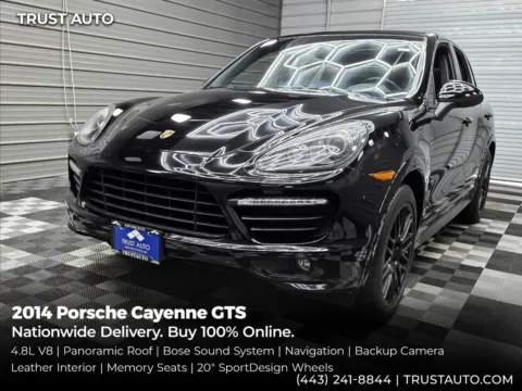 Black 2014 Porsche Cayenne GTS AWD SUV for sale in Sykesville, MD