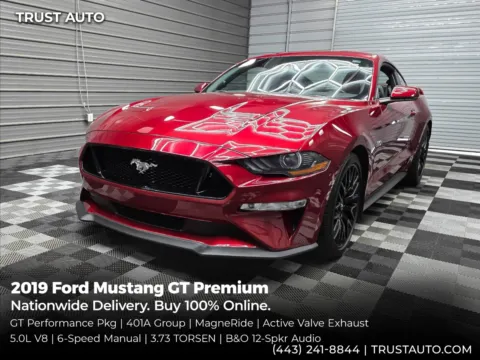 Red 2019 Ford Mustang GT Premium Coupe w/Performance Pkg for sale in Sykesville, MD