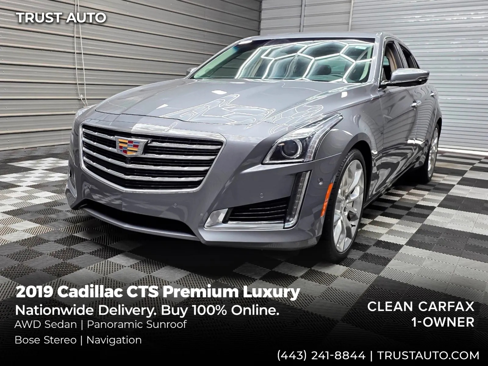 2019 Cadillac CTS Premium Luxury AWD Sedan