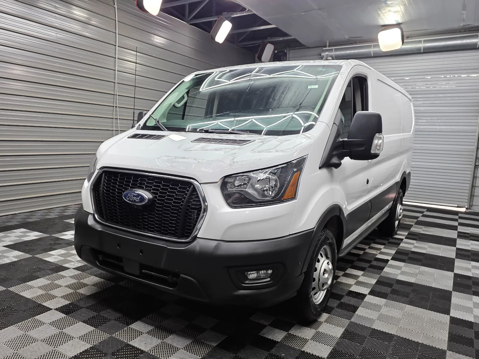 White 2024 Ford Transit T-150 Cargo 130''WB Low Roof AWD Minivan/Van for sale in Sykesville, MD