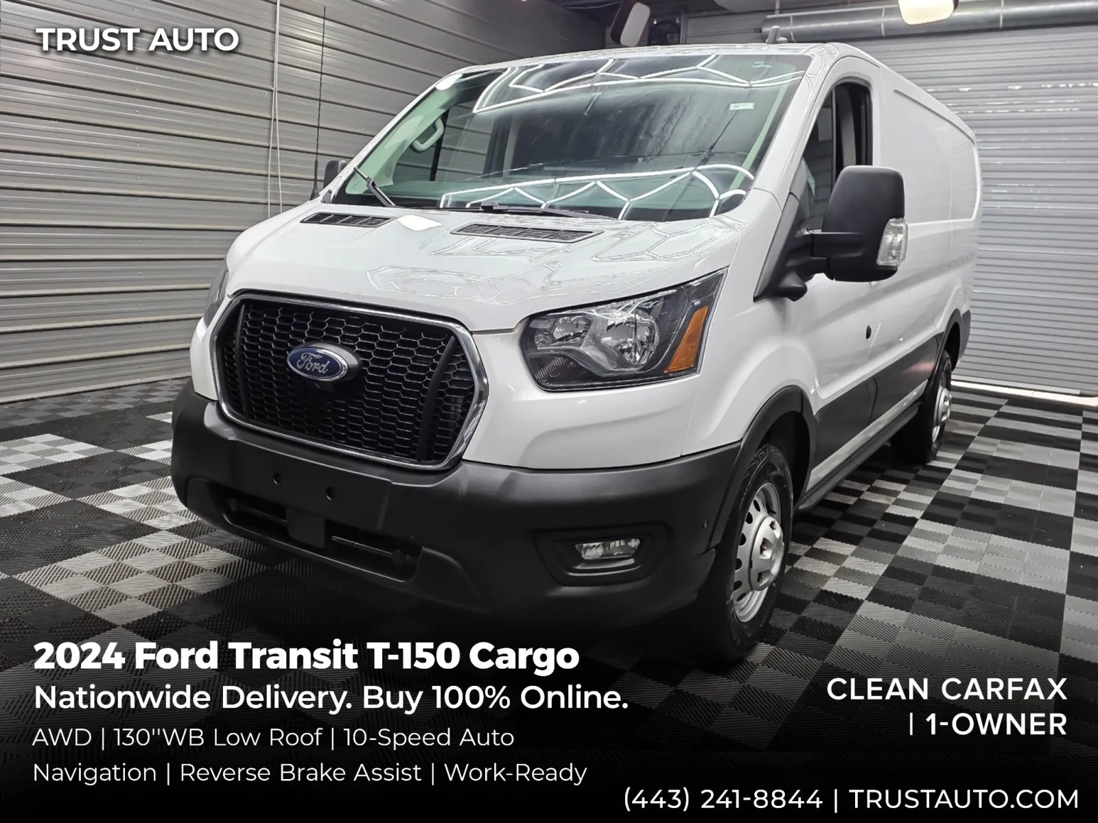 2024 Ford Transit T-150 Cargo 130''WB Low Roof AWD Minivan/Van