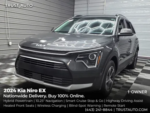Gray 2024 Kia Niro EX Hybrid SUV for sale in Sykesville, MD