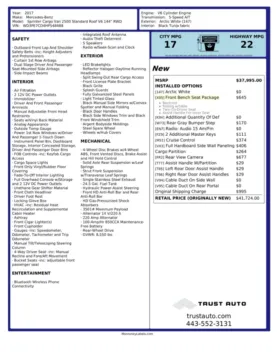 Another view of 2017 Mercedes-Benz Sprinter 2500 Cargo 144''WB Standard Roof Turbo Diesel Minivan/Van for sale in Sykesville, MD at Trust Auto