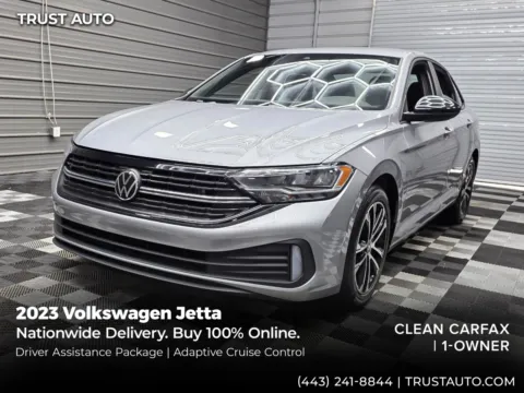 Silver 2023 Volkswagen Jetta Sport 4-Door Sedan for sale in Sykesville, MD