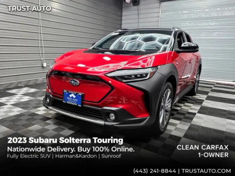 Red 2023 Subaru Solterra Touring AWD Electric SUV for sale in Sykesville, MD