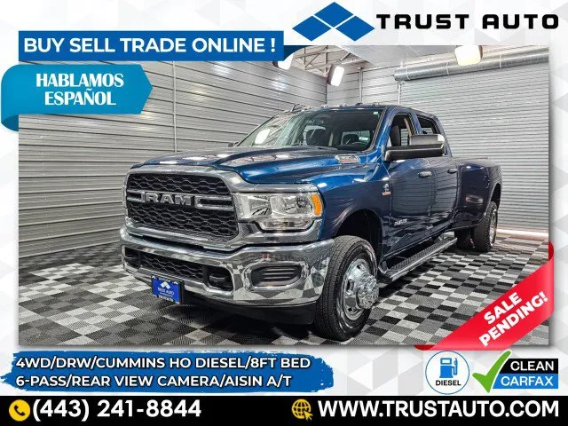 Used 2019 Ram 3500 DRW Tradesman 4WD Crew Cab Dually 8FT Bed