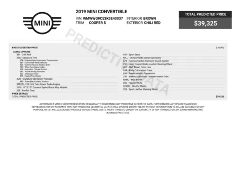 Photos of 2019 MINI Cooper S Soft-Top Convertible w/Signature Trim for sale in Sykesville, MD at Trust Auto