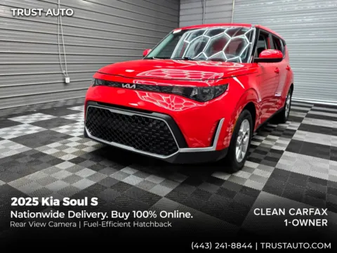 Red 2025 Kia Soul S Hatchback for sale in Sykesville, MD