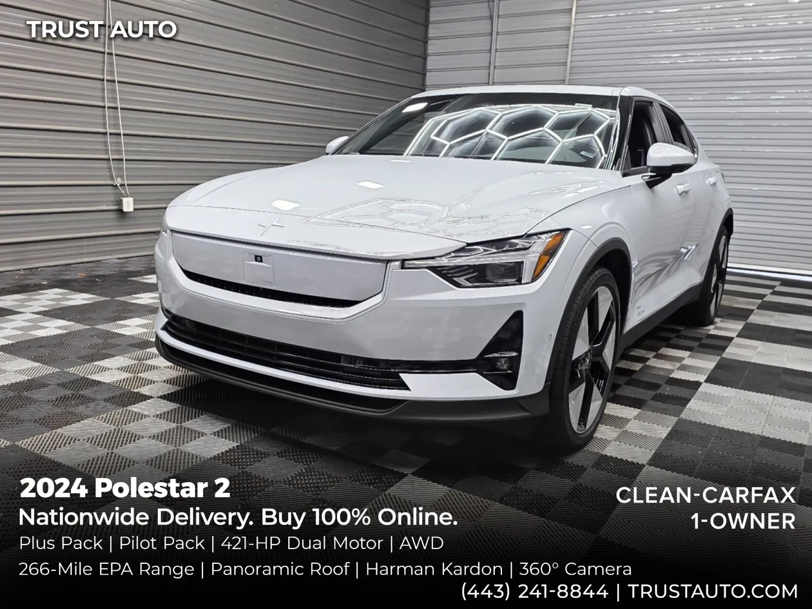 Unknown 2024 Polestar 2 Plus Longe Range AWD Dual Motor Electric Hatchback for sale in Sykesville, MD