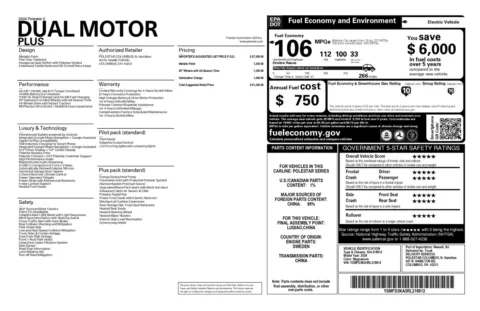 Photos of 2024 Polestar 2 Plus Longe Range AWD Dual Motor Electric Hatchback for sale in Sykesville, MD at Trust Auto