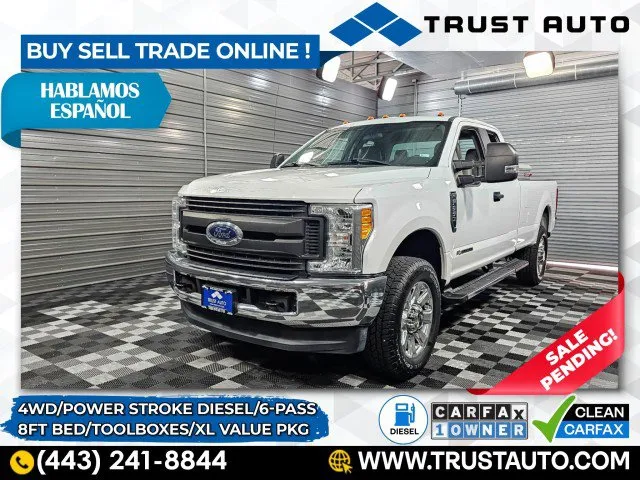 2017 Ford Super Duty F-350 SRW XL 4WD SuperCab 8FT Bed Power Stroke Diesel Pickup Truck w/Value Pkg for sale in Sykesville, MD