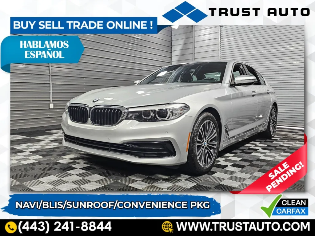 Used 2019 BMW 5 Series 540i Luxury 4-Door Sedan w/Convenience Pkg for ...