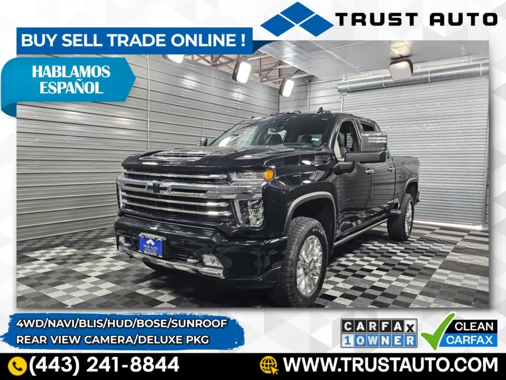 2023 Chevrolet Silverado 3500HD High Country 4WD Crew Cab Pickup Truck w/Deluxe Pkg for sale in Sykesville, MD