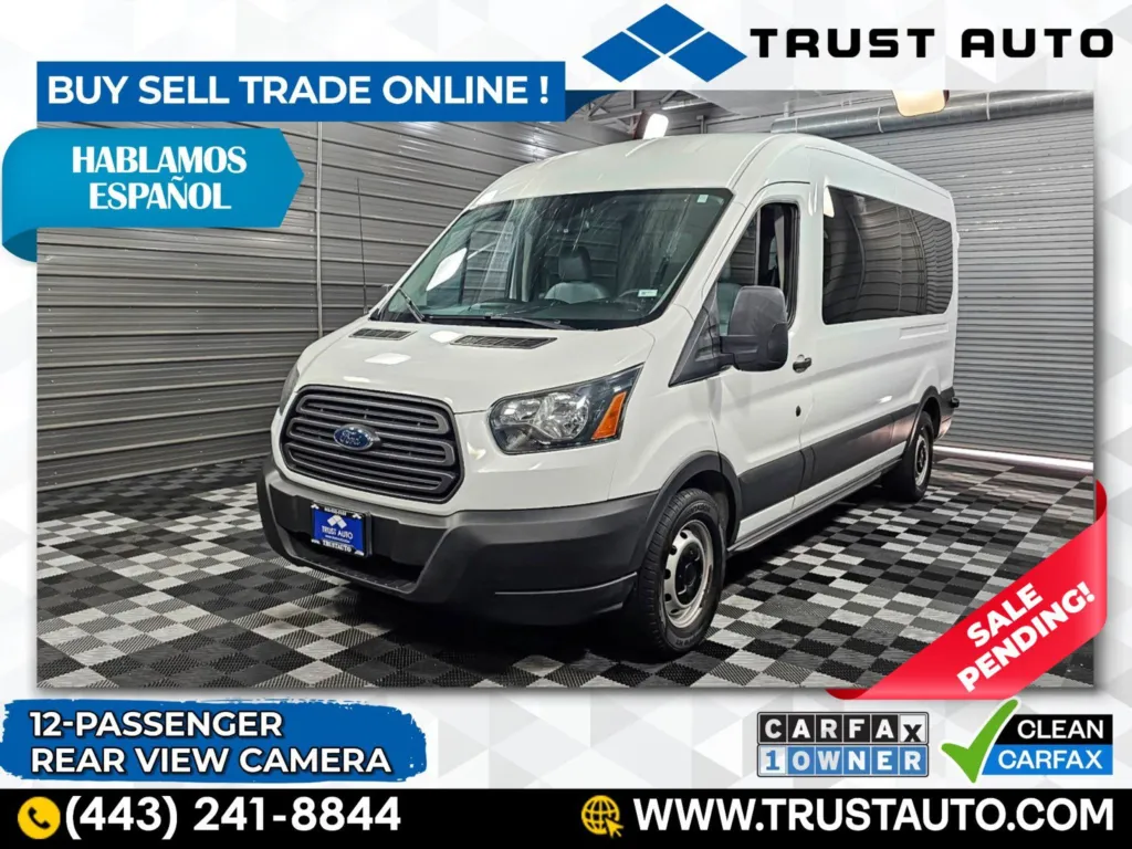 Passenger Van Cheap Minivans For Sale Used 2015 Ford Transit T-350
