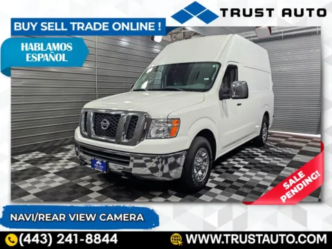 Used 2018 Nissan NV 3500 HD Cargo SL V8 High Roof Minivan