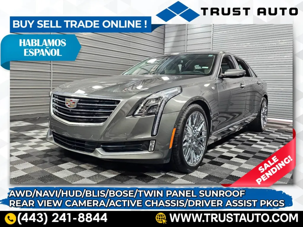 2017 Cadillac CT6 Premium Luxury AWD Sedan w/Active Chassis/Driver Assist Pkgs for sale in Sykesville, MD