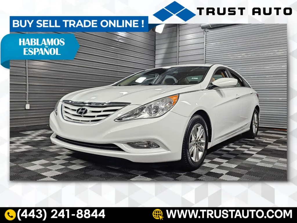 Used 2013 Hyundai Sonata GLS 2.4L Automatic 4-Door Sedan for sale in  Sykesville, MD at Trust Auto | VIN: 5NPEB4AC4DH655397, image size:1024x768