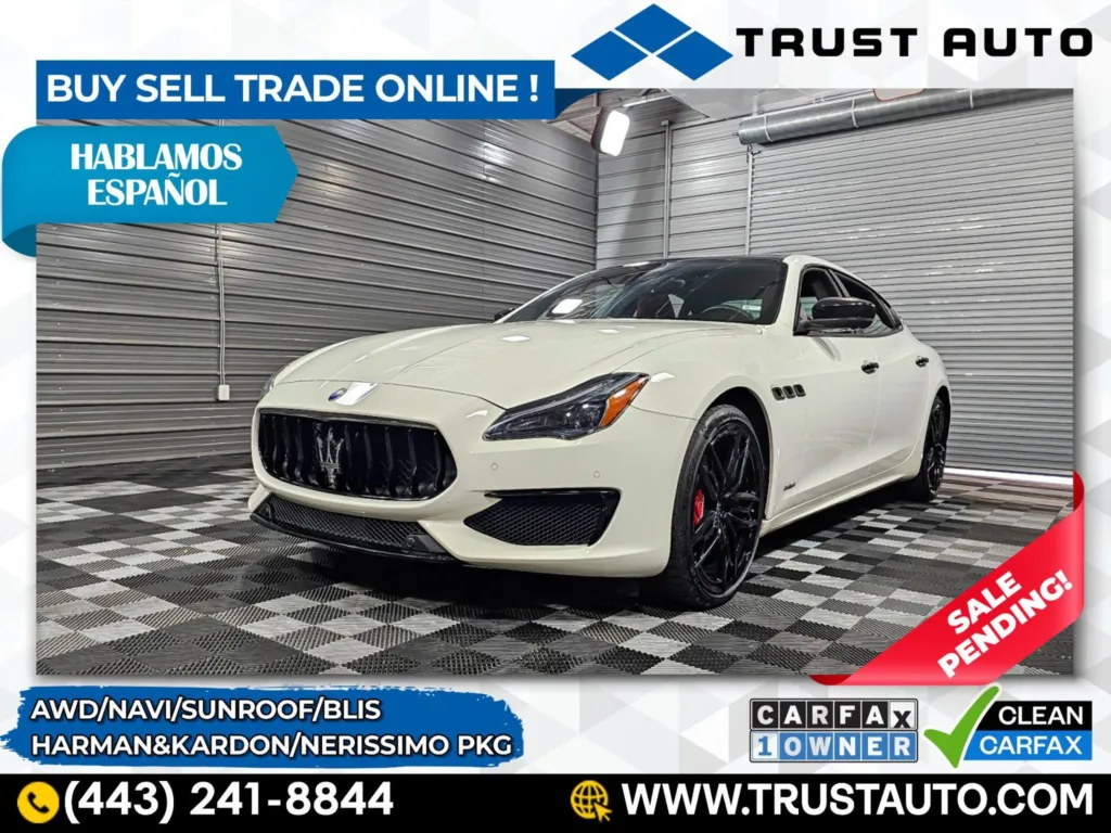 Used 2021 Maserati Quattroporte S Q4 GranSport For Sale (Sold) | Bentley  Gold Coast Stock #M732-S, image size:1024x768