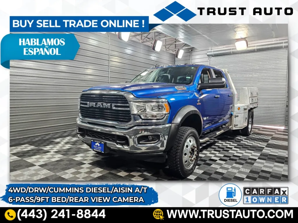 2019 Ram 4500 Chassis Tradesman Crew Cab 4WD for sale in Sykesville, MD