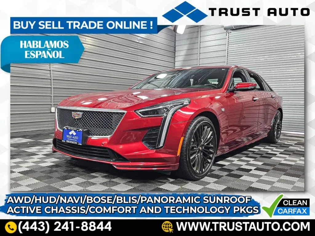 2019 Cadillac CT6 Sport AWD Luxury Sedan w/Active Chassis Pkg for sale in Sykesville, MD