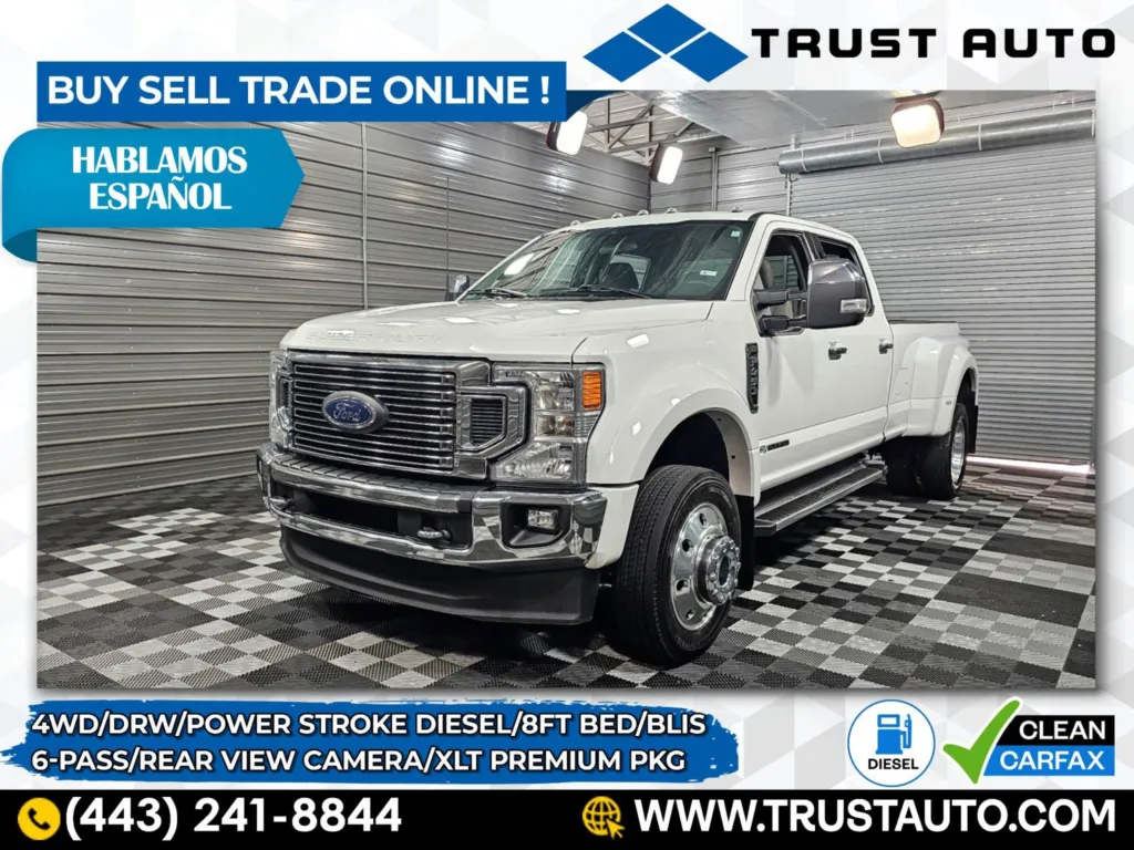 2022 Ford Super Duty F-450 DRW XLT 4WD Crew Cab Dually 8FT Bed Power Stroke Diesel Pickup Truck for sale in Sykesville, MD