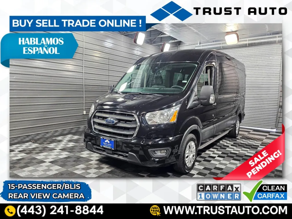 Used 2020 Ford Transit T-350 15-Passenger XLT 148''WB Medium Roof