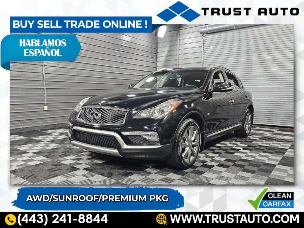 2017 INFINITI QX50 AWD SUV w/Premium Pkg for sale in Sykesville, MD