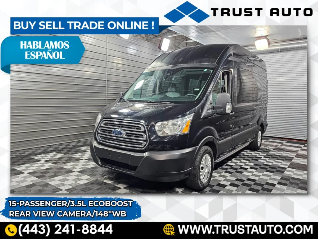 2019 Ford Transit T-350 15-Passenger XLT 148'' High Roof Minivan/Van for sale in Sykesville, MD