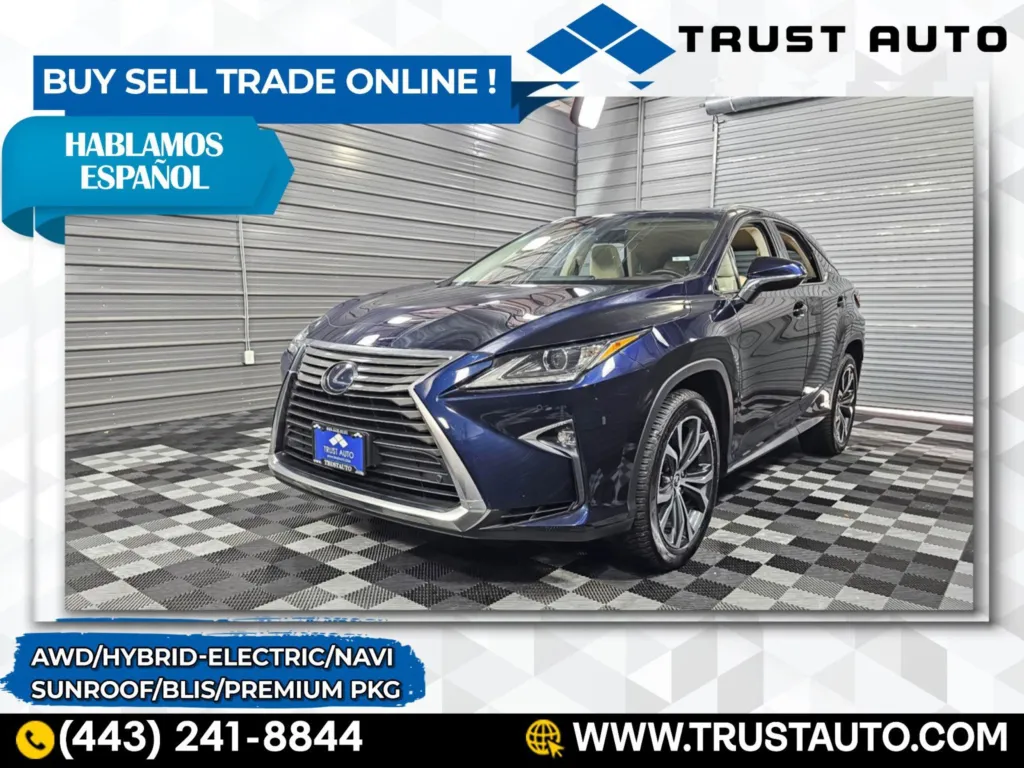 2019 Lexus RX 450h AWD Luxury Hybrid-Electric SUV w/Premium Pkg for sale in Sykesville, MD