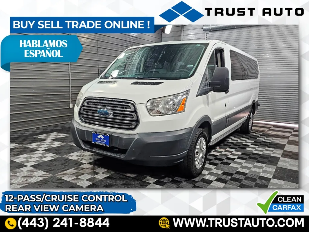 Used 2018 Ford Transit T-350 12-Passenger XLT 148'' Low Roof