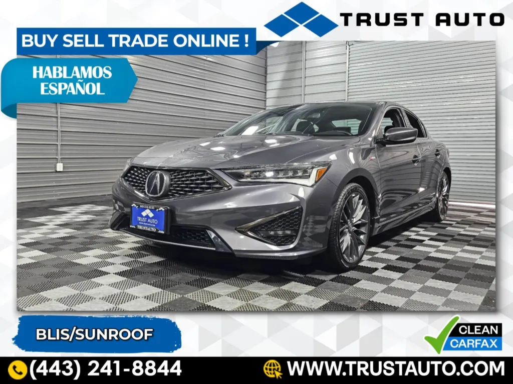 2020 Acura ILX Sedan w/Premium/A-SPEC Pkg for sale in Sykesville, MD