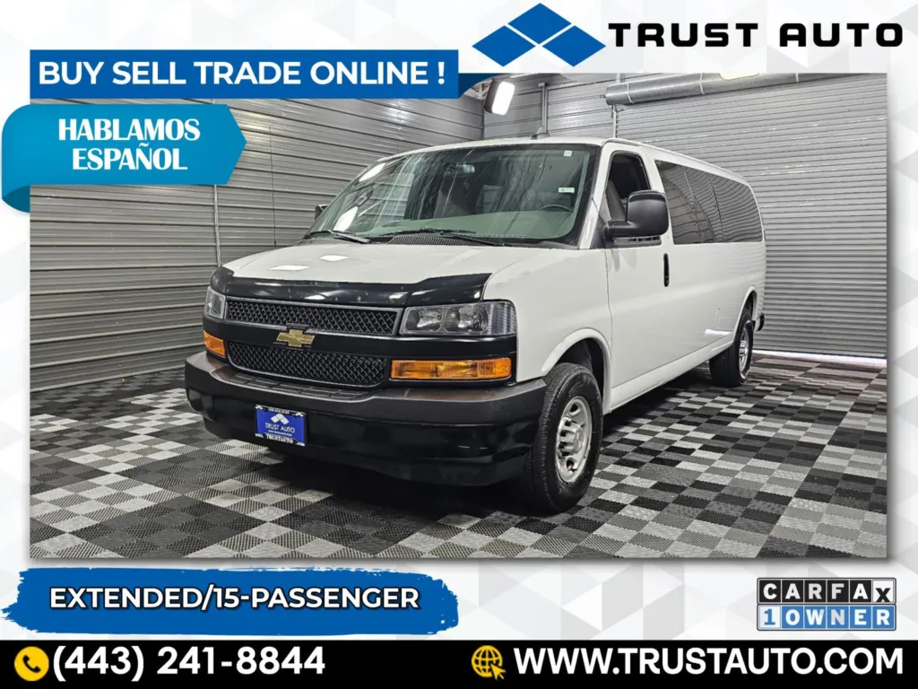 Used 2020 Chevrolet Express 3500 15-Passenger LS 155''WB Extended