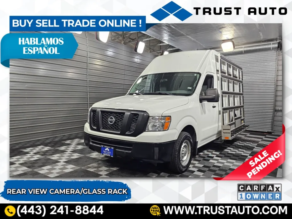 Used 2018 Nissan NV 2500 HD Cargo S High Roof Minivan/Van w/Glass