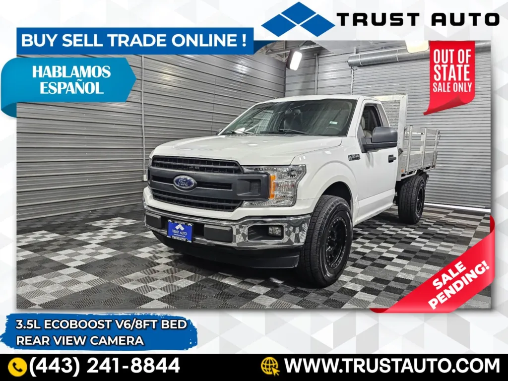 2019 Ford F-150 Stake XL 2WD Regular Cab 8FT Bed 3.5L EcoBoost V6 Pickup Truck for sale in Sykesville, MD