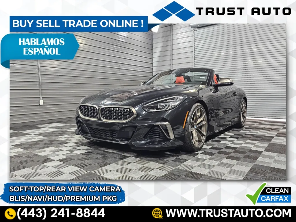 2020 BMW Z4 sDriveM40i Roadster Soft-Top Convertible Cabriolet w/Premium Pkg for sale in Sykesville, MD