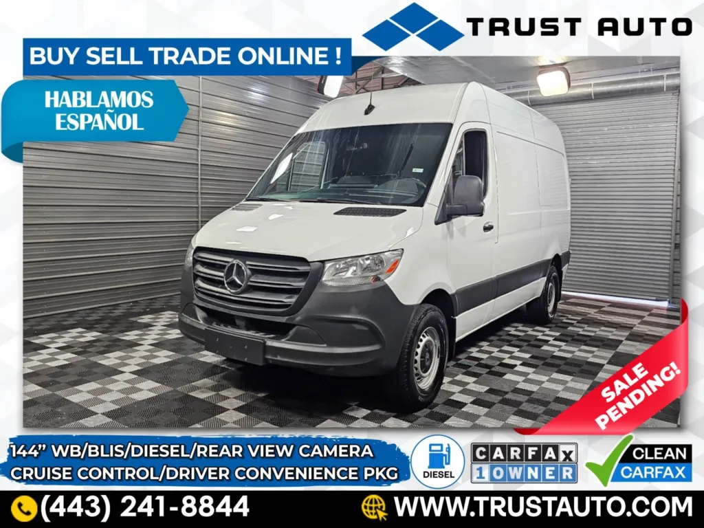 Used 2019 Mercedes-Benz Sprinter 2500 Cargo 144'' High Roof