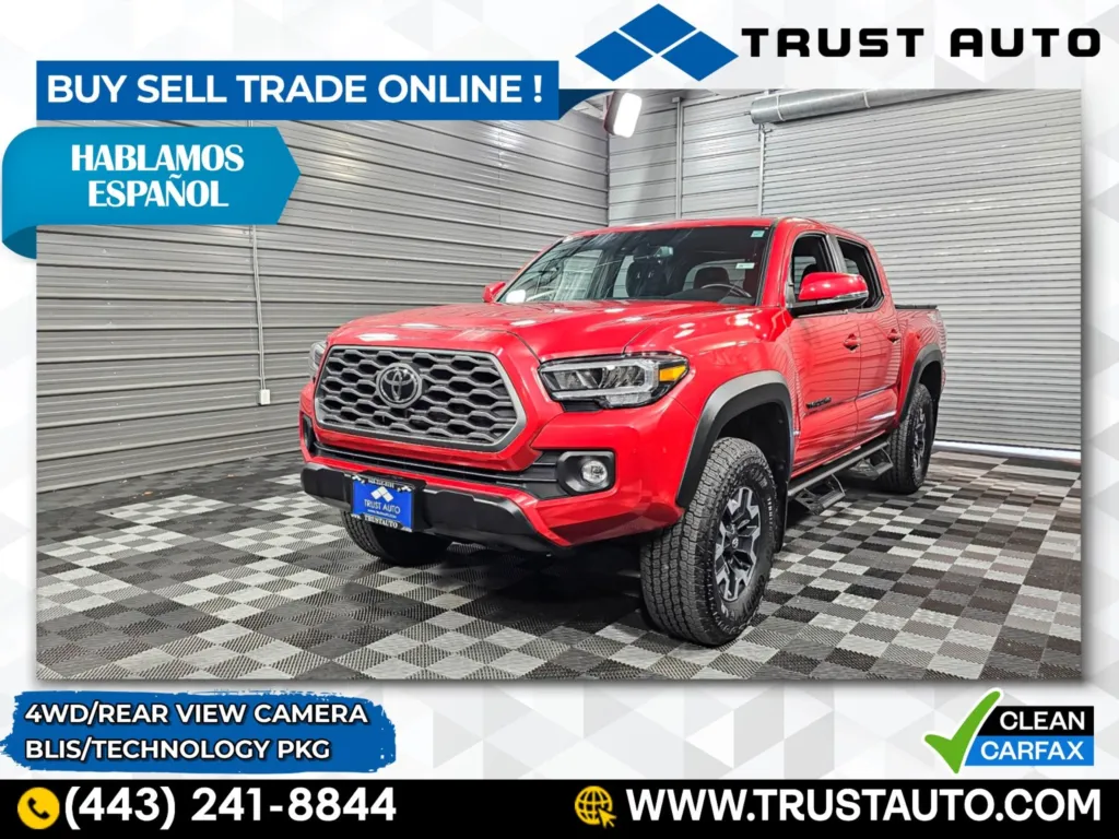 2023 Toyota Tacoma TRD Off Road 4WD Double Cab 3.5L V6 Pickup Truck w/Technology Pkg for sale in Sykesville, MD
