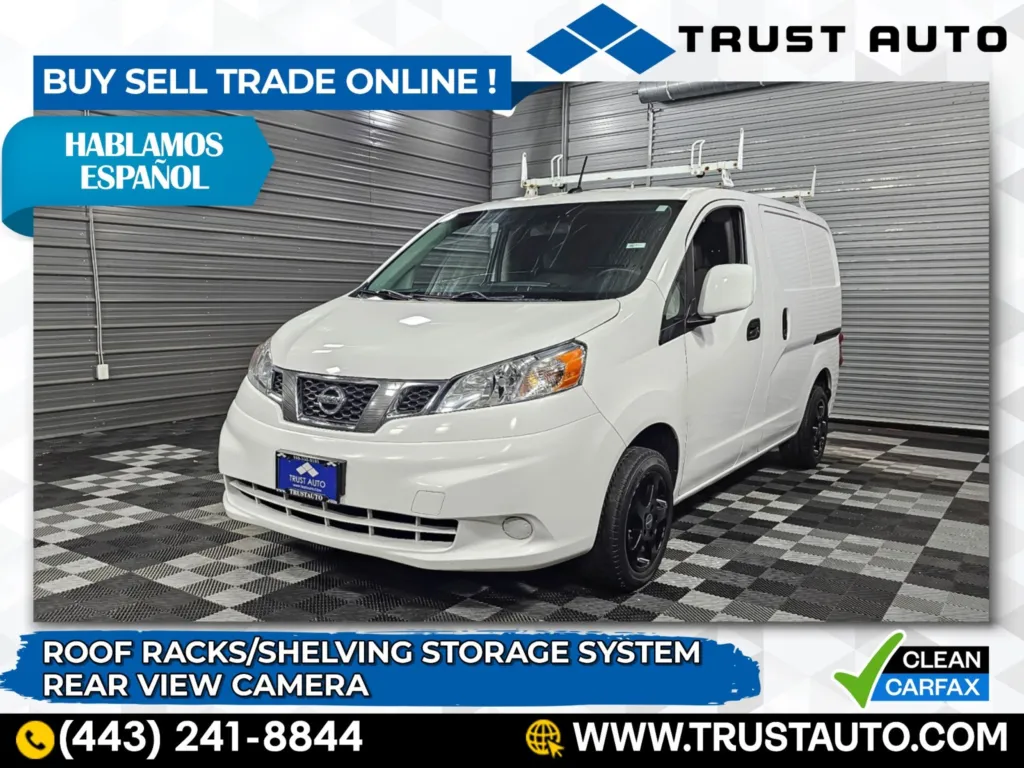 Used 2020 Nissan NV200 Compact Cargo SV Minivan/Van w/Roof Racks for ...