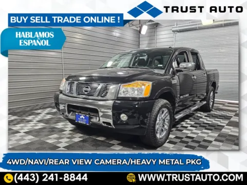 Used 2014 Nissan Titan SL 4WD Crew Cab Pickup Truck for sale in