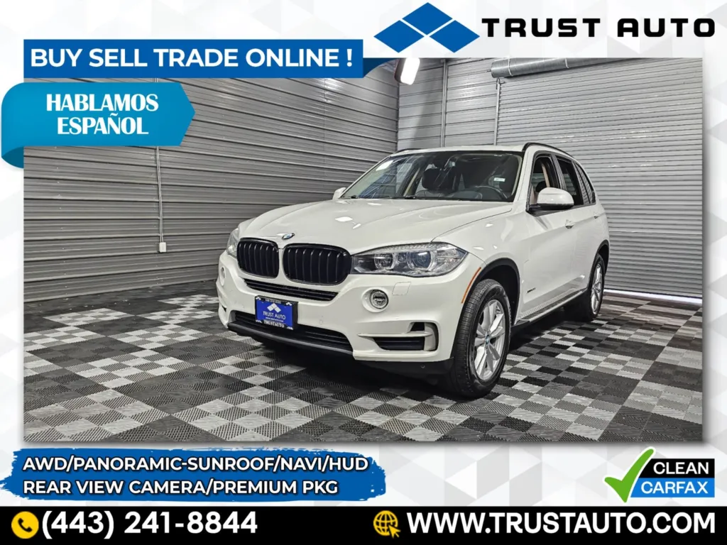 2015 BMW X5 xDrive35i AWD Luxury SUV w/Premium Pkg for sale in Sykesville, MD