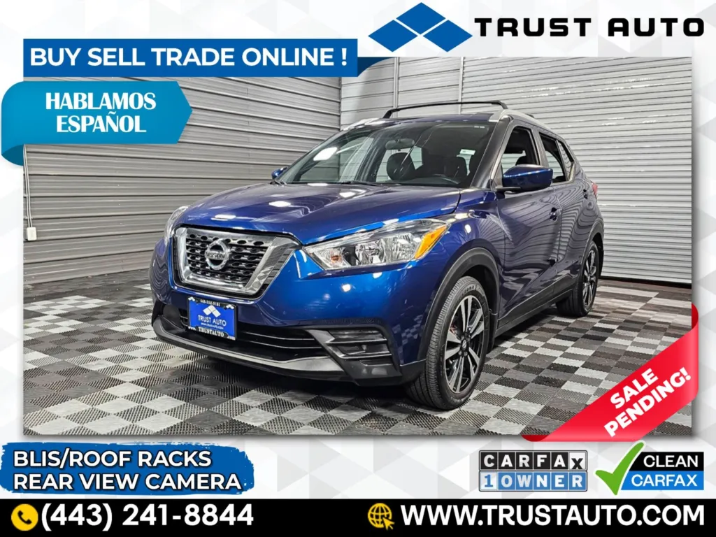2018 Nissan Kicks SV SUV w/Roof Racks for sale in Sykesville, MD