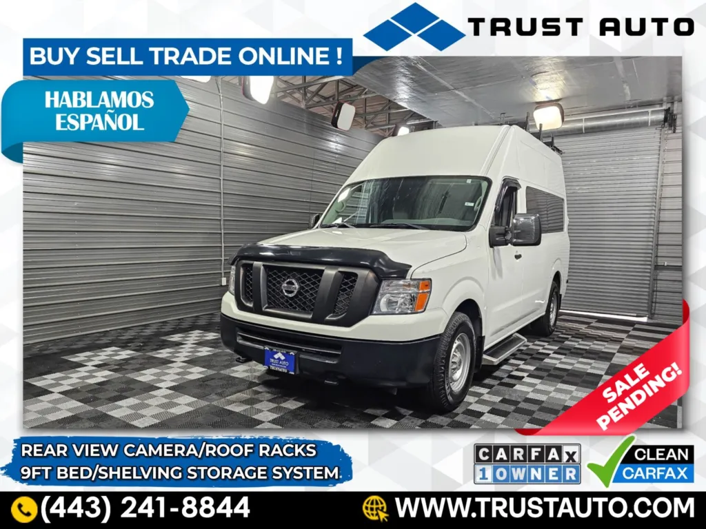 Used 2019 Nissan NV 3500 HD Cargo S V8 High Roof Minivan/Van w