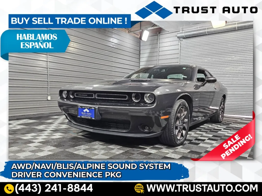 2018 Dodge Challenger GT AWD Coupe for sale in Sykesville, MD
