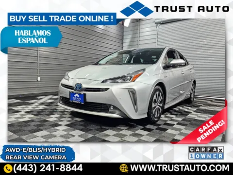Silver 2022 Toyota Prius LE AWD-e Hybrid-Electric Hatchback for sale in Sykesville, MD